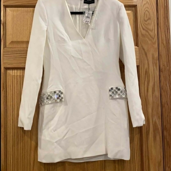 David Koma Embellished Tailored Mini Dress - Picture 5 of 11